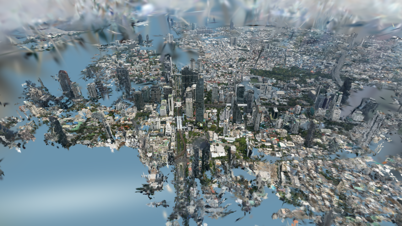 King Power Mahanakhon tower, Bang Rak, Bangkok: 3D Gaussian splat