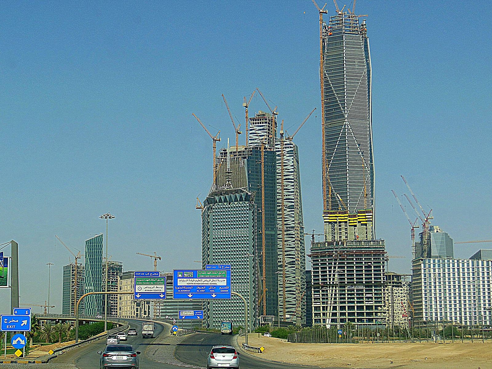 KAFD towers under construction (CMA Tower)