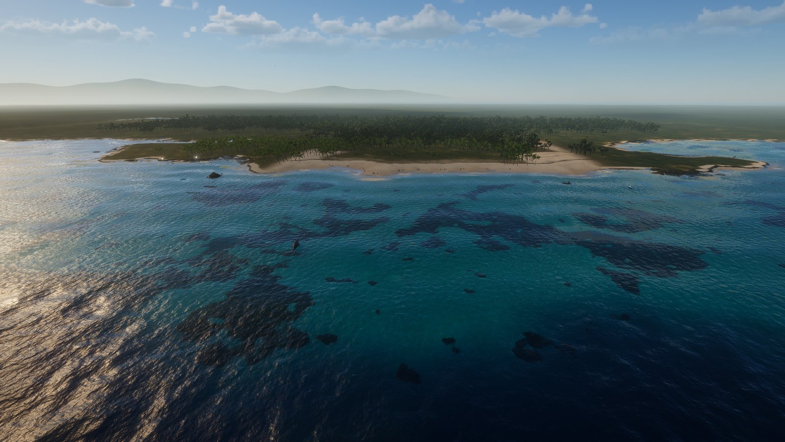 Hadsan beach from the air, in PH Watersports