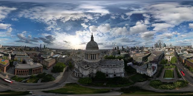 St Paul's · panorama, drone photo, Jul 2024