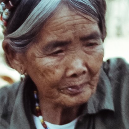 Photo of Apo Whang-Od at work